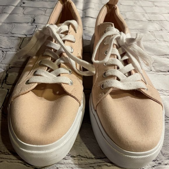 Light Pink, H&M, Platform Sneakers, Size 9.5 - Picture 4 of 4
